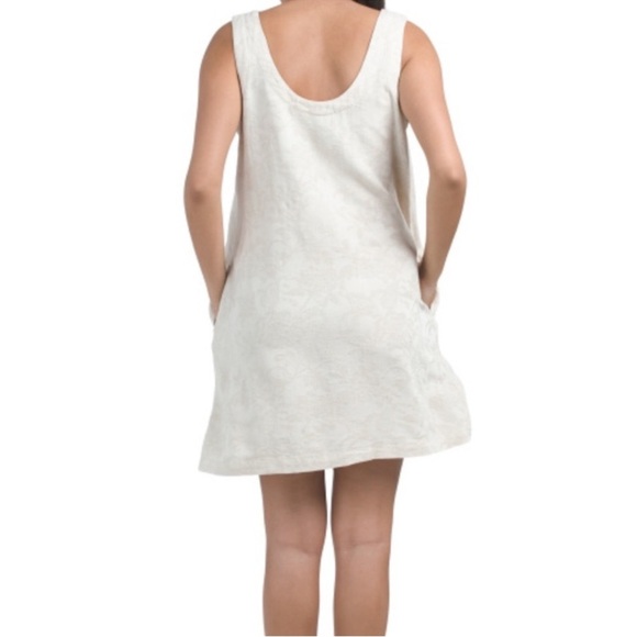 RACHEL ZOE Linen Blend Jacquard Mini Dress sz XL - Picture 2 of 7